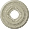 Ekena Millwork Lauren Ceiling Medallion (Fits Canopies up to 6 1/4"), 20 5/8"OD x 6 1/4"ID x 1 3/8"P, Clear Yellow CM20LNCYF - alternate 1